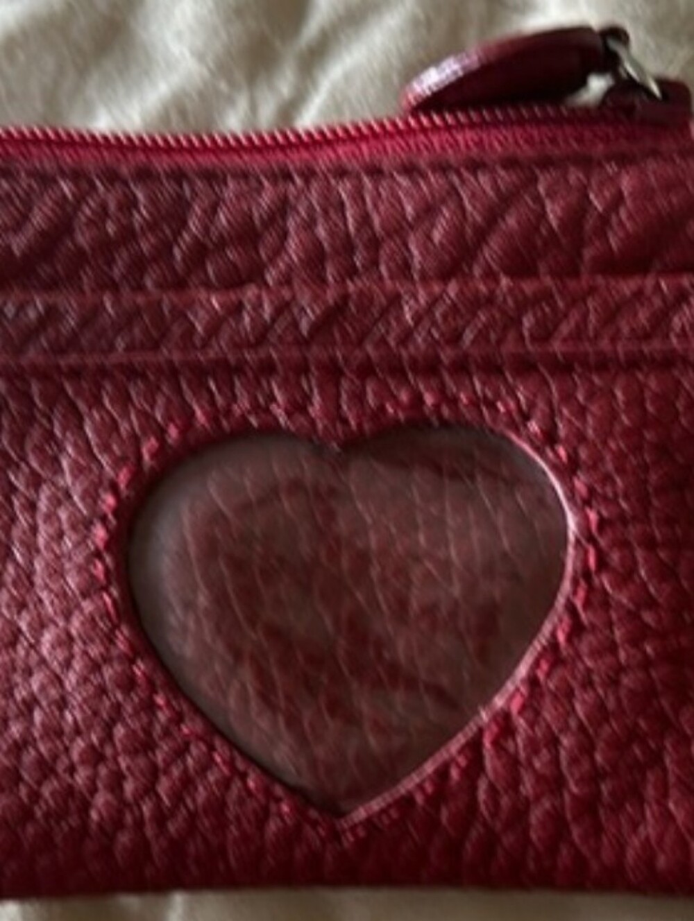 Brighton red coin purse card case - Picture 5 of 5